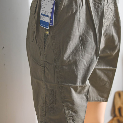 Quần short kaki lưng thun nam