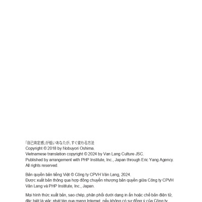 Vượt Qua Tự Ti Khẳng Định Chính Mình - Vanlangbooks