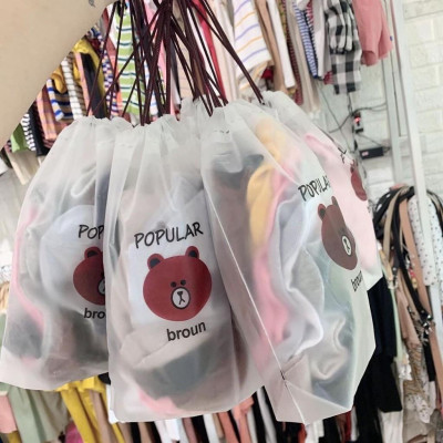 Sét 10 đôi tất gấu loại cổ ngắn dành cho nữ co giãn tốt khử mùi kháng khuẩn TG01