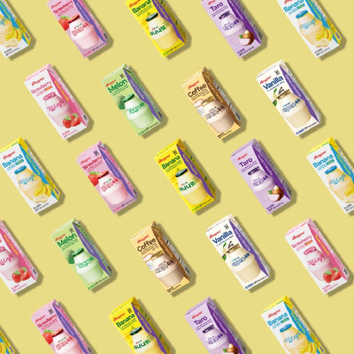 Thùng 24 hộp Sữa dâu 200ml nhãn hiệu Binggrae