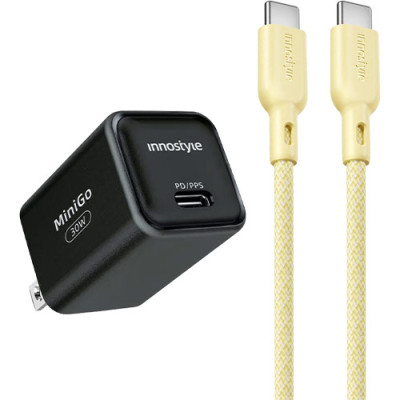 Combo cốc sạc Innostyle MiniGo GaN IC30G + PowerNova ICC150 - Hàng chính hãng