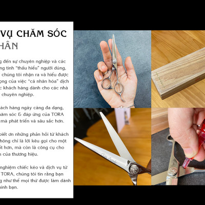 Kéo cắt tóc TORA NB-360S