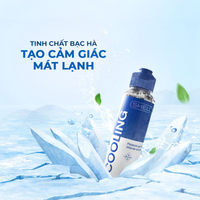 Gel bôi trơn mát lạnh Shell Cooling - Chai 100ml | SHELL CHÍNH HÃNG
