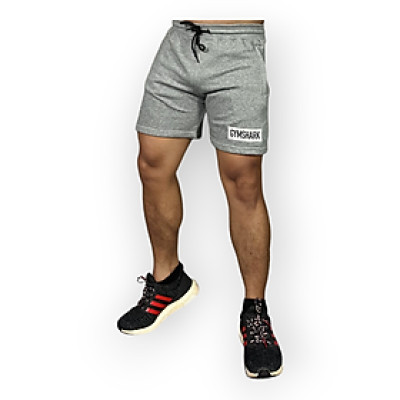 Quần đùi nỉ tập gym nam DOGYMSHOP chất thun dày dặn form rộng thoải mái vận động QGQL9