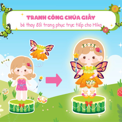 Combo Trò Chơi Sắp Xếp Tủ Đồ Cùng Mika Xinh Đẹp (Bộ 5 Cuốn) - MEGA