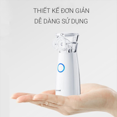 Máy Xông Mũi Họng Cầm Tay Nhỏ Gọn YUWELL M102 - Dùng Xông Khí Dung Hiệu Quả - Nhập Khẩu Chính Hãng - Bảo Hành 2 Năm