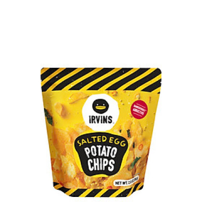 Khoai tây trứng muối Salted Egg Potato Chips 80g IRVINS