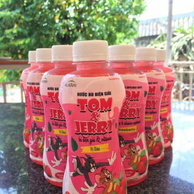 Nước bù điện giải Tom and Jerry Alkari , vị cam, thùng 24 chai * 250ml