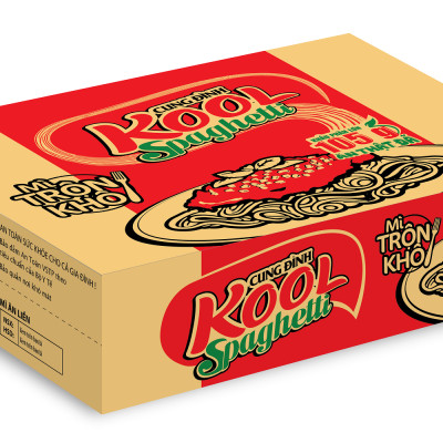 Thùng 30 Gói Mì Cung Đình Kool Spaghetti (105g X 30 Gói)