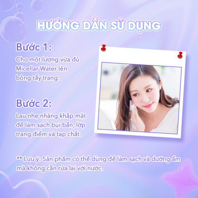 Nước Tẩy Trang myKella Làm Sạch Hoàn Hảo Lớp Trang Điểm, Dưỡng Da Khỏe Mạnh & An Toàn Cho Mọi Loại Da
