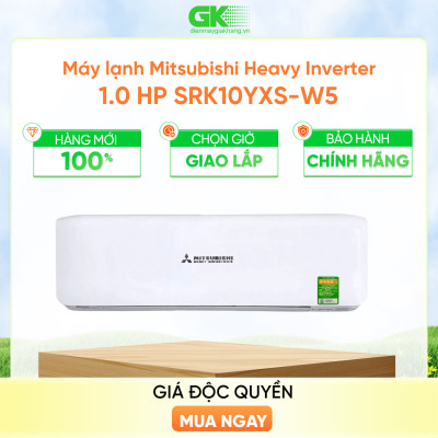Máy lạnh Mitsubishi Heavy Inverter 1.0 HP SRK10YXS-W5 - Hàng chính hãng - Chỉ giao HCM