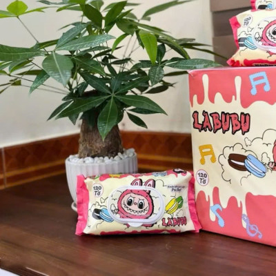 Khăn Giấy Ướt Labubu Phú Đạt 120 Tờ Không Mùi An Toàn Cho Da