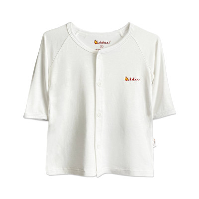 Áo sơ sinh Babiboo áo sơ sinh tay dài chất liệu Viscose sợi gỗ mềm mại - mịn màng BTK23