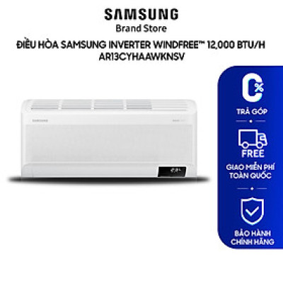 [MIỄN PHÍ VẬN CHUYỂN] Điều Hòa Samsung Inverter WindFree 12,000 BTU/h AR13CYHAAWKNSV - Hàng chính hãng