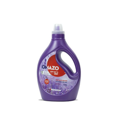 Chai Nước Giặt Xả Omazo Đậm Đặc Hương Lavender 2.4kg