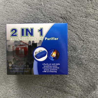 Dụng cụ hỗ trợ chống ngáy ngủ và lọc không khí hiệu quả 2in1 hiệu quả - HT SYS - Giao màu ngẫu nhiên
