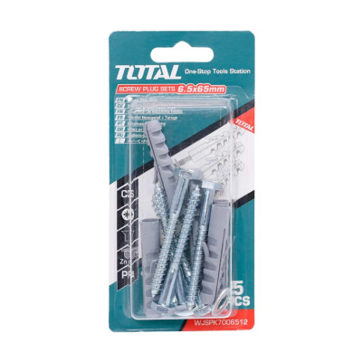 BỘ 5 TẮC KÊ VÍT ST6.5X65MM TOTAL WJSPK7006512 - HÀNG CHÍNH HÃNG