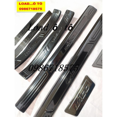Ốp Bậc Chân, Nẹp Bước Chân Xe Toyota Wigo 2023-2018 Mẫu Titan Cao Cấp Load Ô Tô
