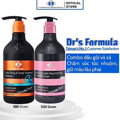 Combo Dầu Gội Xả Chăm sóc tóc nhuộm dưỡng tóc bóng mượt Dr