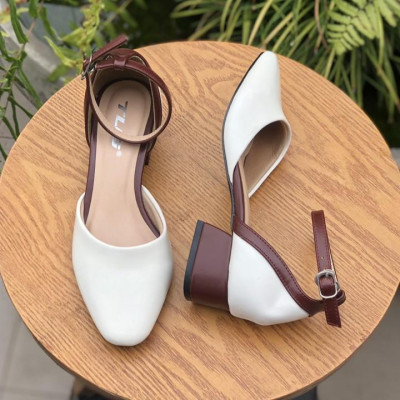 Sandal cao gót, mũi tròn nữ hot trend trẻ trung năng động 20959