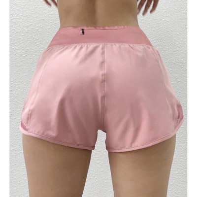 Quần Đùi Short Khoá Kéo Sau Lưng 2 Lớp Xanh Ngọc Phối Lưới