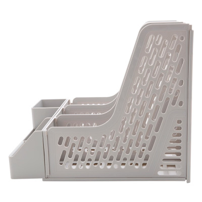 Kệ hồ sơ 3 Ngăn Ráp Liên hoàn với Khay Để Bút Deli Z00112 