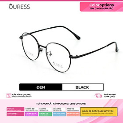 Gọng kính Titanium cao cấp thời trang nam nữ Ouress HML6011
