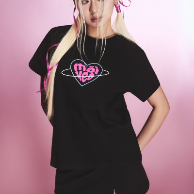 DOTTIE - Áo thun in trái tim T0662