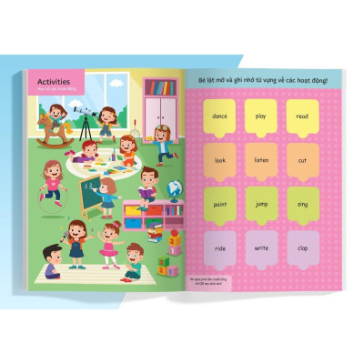 Sách - Lật Mở Từ Vựng Tiếng Anh Đầu Tiên Cho Bé - Cuốn 1 - Megabook