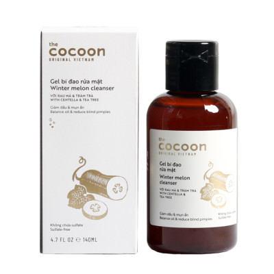 Gel bí đao rửa mặt the Cocoon140ml dùng cho da dầu, sạch mụn thuần chay