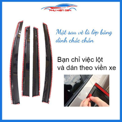 Vè mưa Camry 2012-2013-2014-2015-2016-2017-2018 vè chỉ mạ che mưa bảo vệ xe