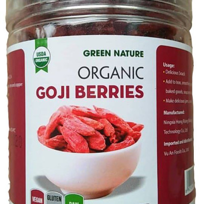 Kỉ tử hữu cơ 200g (Green nature organic goji beries)
