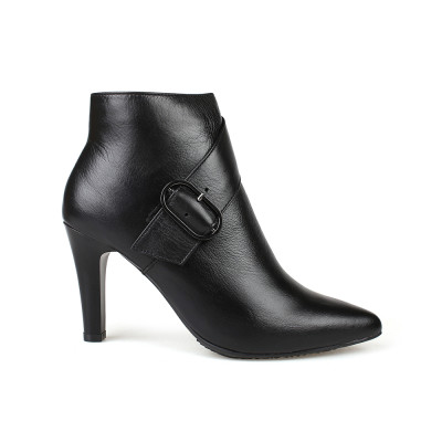 Boot nữ cổ cao cá tính da xịn gót cao 8P || PABNO PN643 || BH 12 Tháng