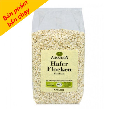 500Gr Yến mạch tươi nguyên chất Hafer Flocken loại cán dẹt - Nhập Khẩu Từ Đức