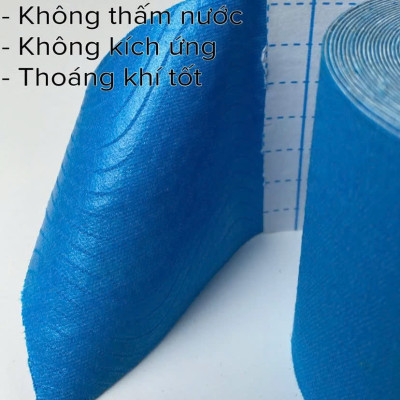 1 Cuộn 2,5cm x 5m Băng Keo Thể Thao Chất Thun Co Giãn Hỗ Trợ Cơ Bắp, Khớp (Kinesiology Tape) - Giao Màu Ngẫu Nhiên