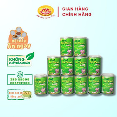 Chè đỗ xanh Minh Trung 240g - Chè Đỗ Xanh 12 (combo 12 lon)