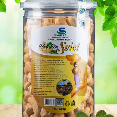 Hạt Điều Rang Muối Nhân Trắng SVIET