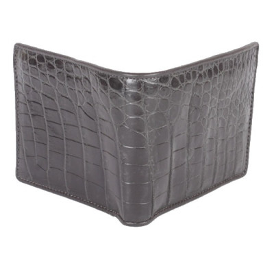 Ví nam da cá sấu màu đen HJ92201-04-07-10-16-19