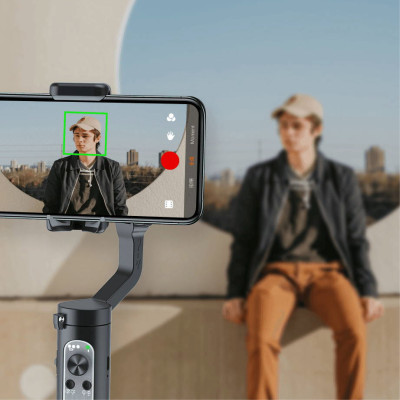 Gimbal Tay cầm chống rung tích hợp micro không dây cho smartphone cao cấp Hohem ISteady X Vlogger Kit - Hàng nhập khẩu
