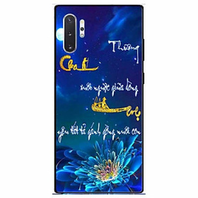 Ốp lưng in cho Samsung Note 10 Plus Mẫu Thư Pháp Cha Mẹ