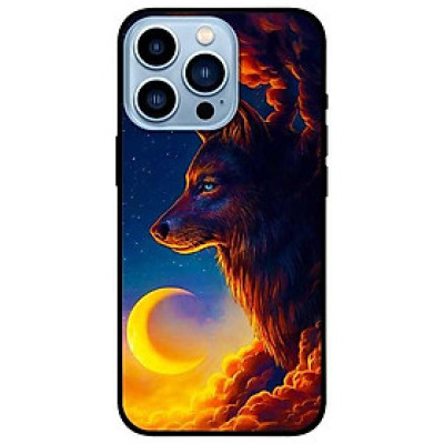 Ốp lưng dành cho Iphone 13 Mini - Iphone 13 - Iphone 13 Pro -  Iphone 13 Pro Max - Sói Và Mặt Trăng