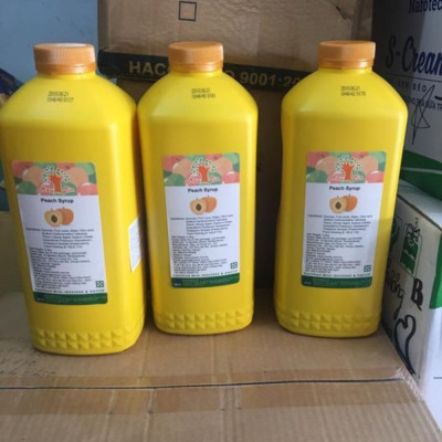 Siro Đào MauLin (MauLin Peach Syrup) Chai 2.5Kg - Nguyên liêu pha chế trà sữa hương thơm hảo hạng