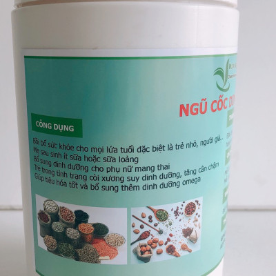 Ngũ Cốc Dinh Dưỡng - Ngũ Cốc Lợi Sữa - Sản phẩm an toàn phù hợp với mọi người  - Hủ 500gr