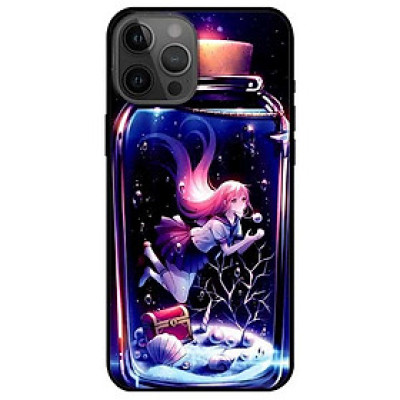 Ốp lưng dành cho Iphone 12 - Iphone 12 Mini - Iphone 12 Pro - Iphone 12 Pro Max mẫu Cô Gái Trong Lọ