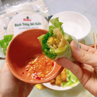 Combo Bánh tráng gỏi cuốn Shammi vuông 400g + Bánh tráng chả giò Shammi 200g + Bún tươi Shammi 400g
