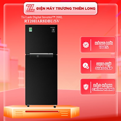Tủ Lạnh Inverter Samsung 208 Lít RT20HAR8DBU/SV- Hàng Chính Hãng - Chỉ Giao tại HCM