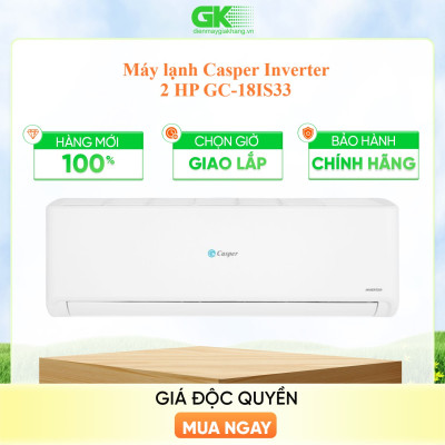 Máy lạnh Casper 2.0hp inverter GC-18IS33 - Hàng chính hãng( Chỉ giao HCM)