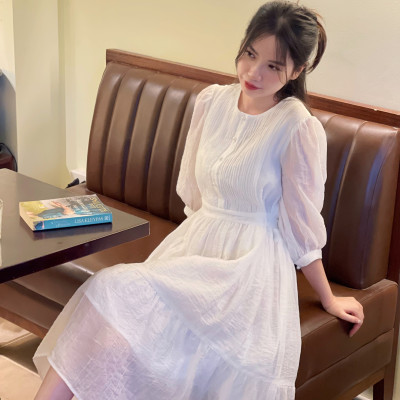 De Leah - Đầm Xòe Xếp Li Ngực - Thời Trang Thiết Kế