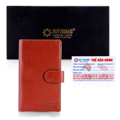 Ví nam Huy Hoàng dáng đứng màu da, đen, nâu HT2144-45-46 