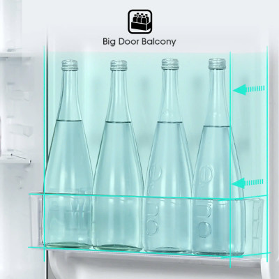 Tủ lạnh Side By Side Hisense Inverter Pro 519 Lít HS56WBG, Mặt Gương Sang Trọng, bảo hành 3 năm - HÀNG CHÍNH HÃNG